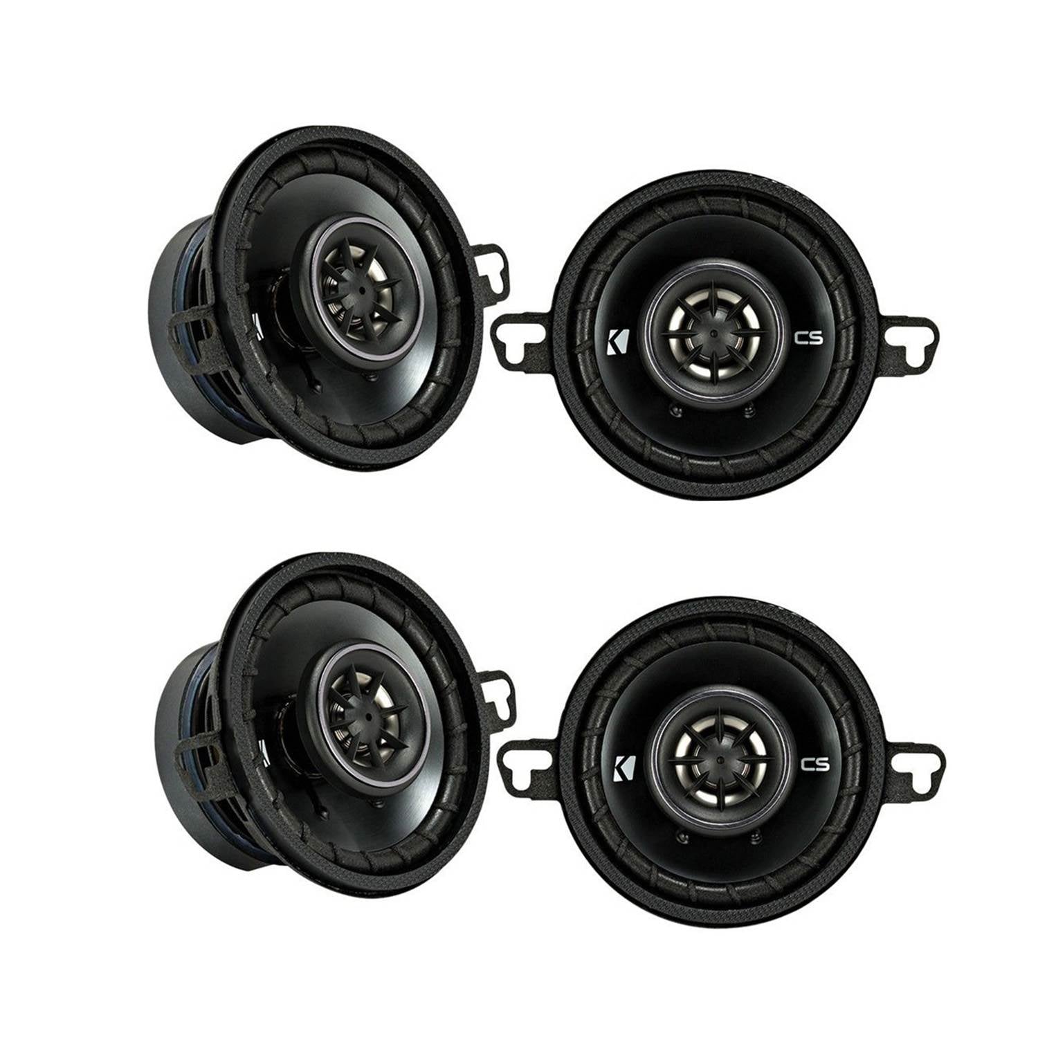 Kicker CSC35 90W 3.5" 2-Way Coaxial Car Audio Speakers (4 Speakers) | 43CSC354