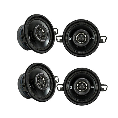 Kicker CSC35 90W 3.5" 2-Way Coaxial Car Audio Speakers (4 Speakers) | 43CSC354
