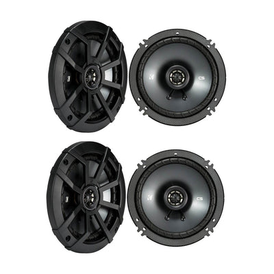 (4) KICKER 43CSC654 CSC65 6.5" 6-1/2" 1200w 4-Ohm Car Audio Coaxial Speakers