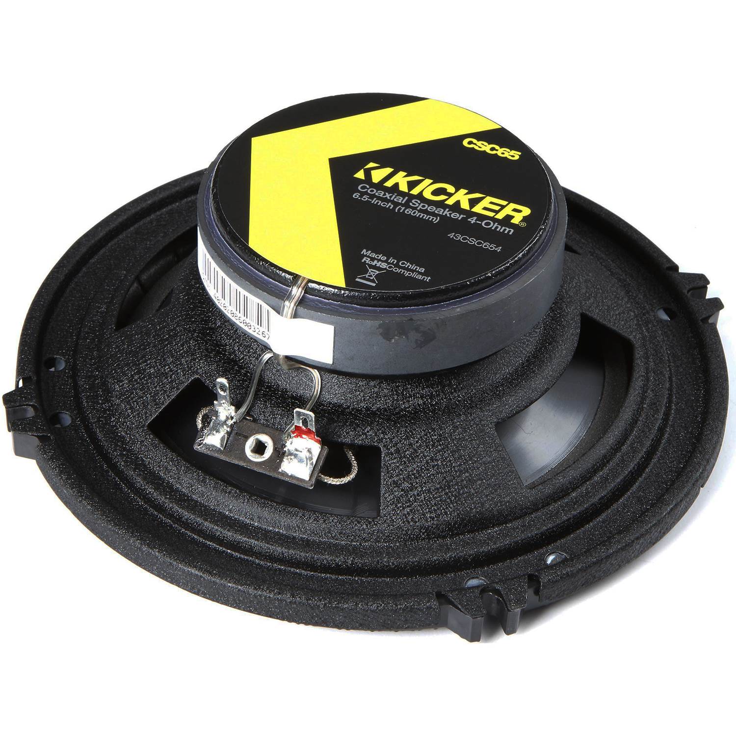 (4) KICKER 43CSC654 CSC65 6.5" 6-1/2" 1200w 4-Ohm Car Audio Coaxial Speakers