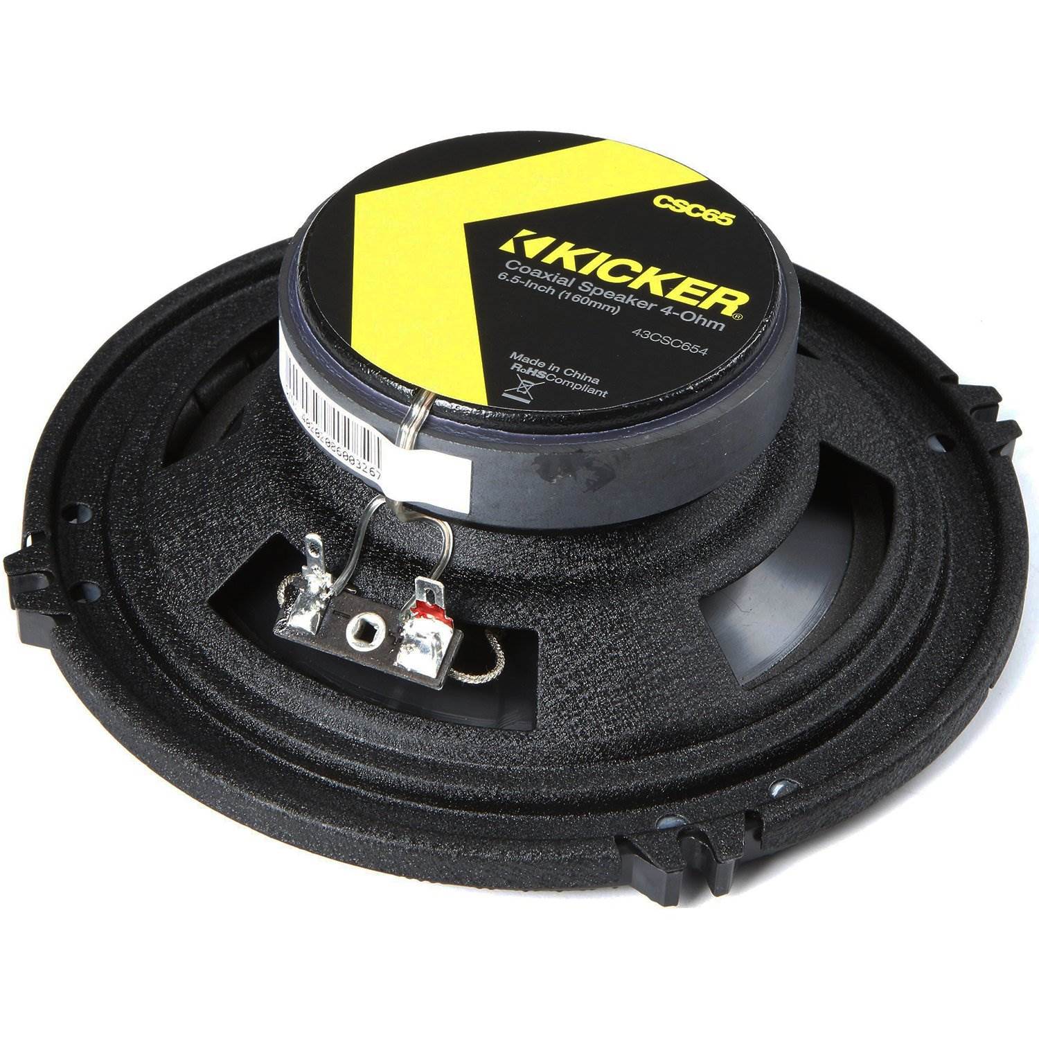 (4) KICKER 43CSC654 CSC65 6.5" 6-1/2" 1200w 4-Ohm Car Audio Coaxial Speakers