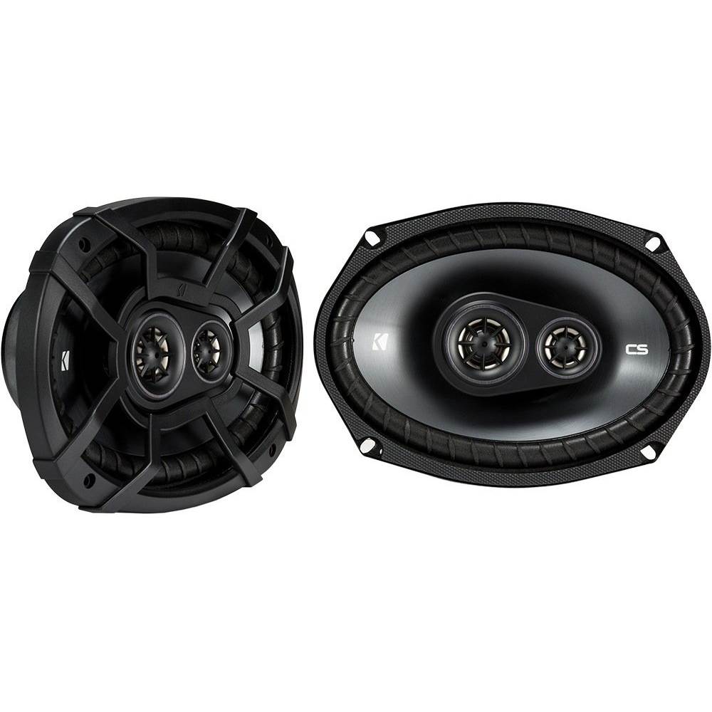 Kicker CSC693 6 x 9 Inch 450W 3 Way 4 Ohm Car Audio Speakers, 2 Pair | 43CSC6934