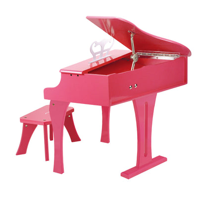 Hape Toys Early Melodies Children's Wooden Happy Grand Piano, Pink (Open Box) - VMInnovations