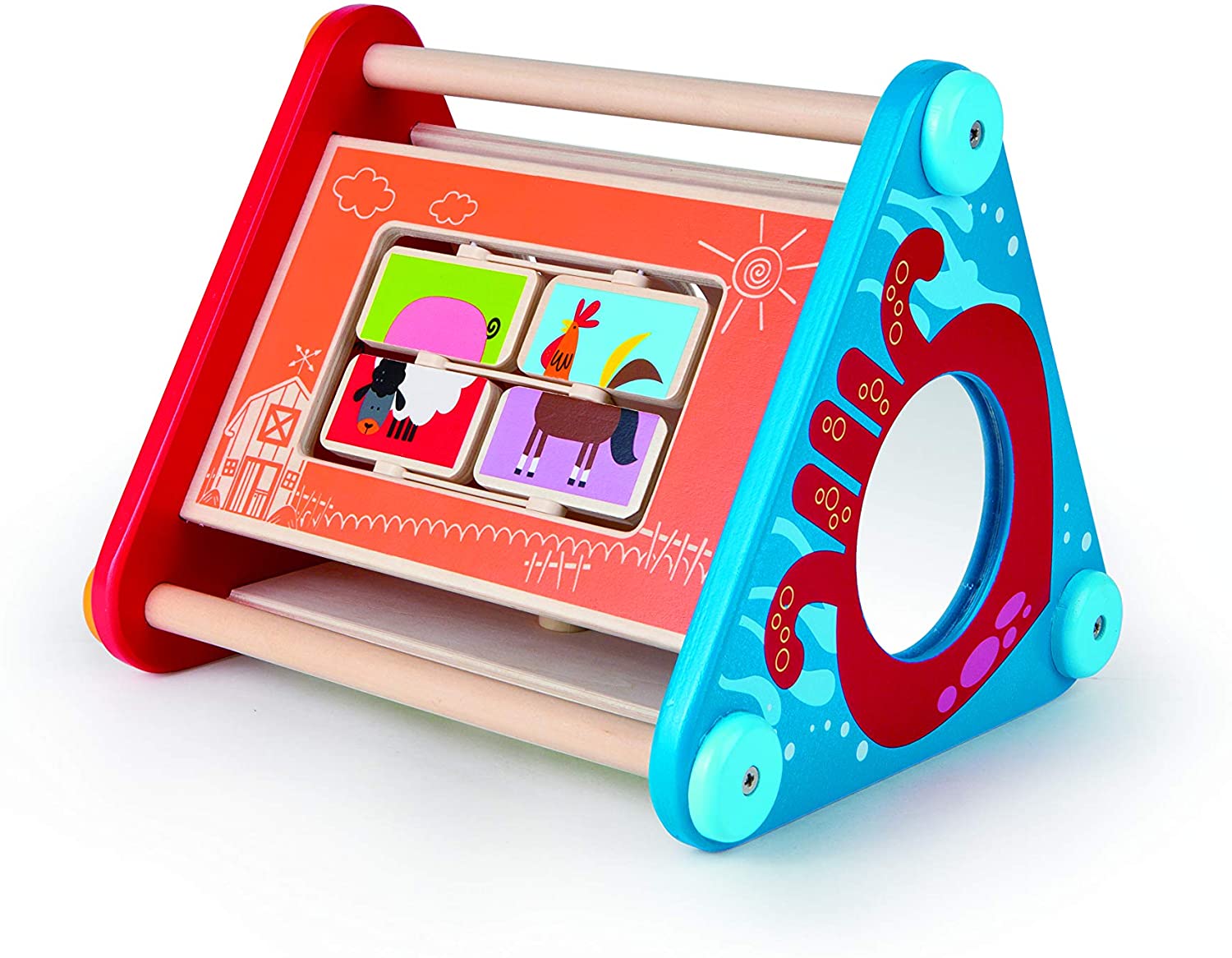 Hape Take Along Wooden Activity Skill Learning Building Box Toy (Open Box) - VMInnovations