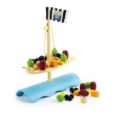 Hape Kids Bamboo Stormy Seas Balancing Ship Problem Solving Play Set (Open Box)