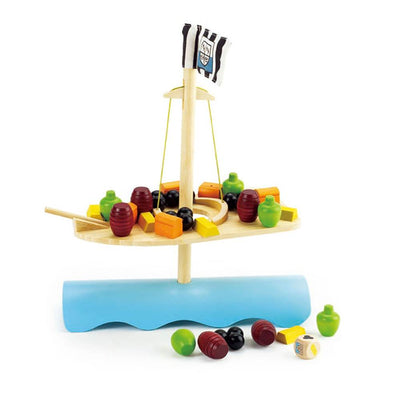 Hape Kids Bamboo Stormy Seas Balancing Ship Problem Solving Play Set (Open Box)