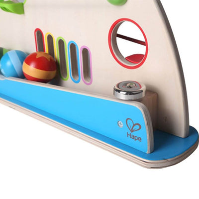 Hape Kids Wooden Colorful Roller Derby Mountain Racing Learning Game (Open Box)
