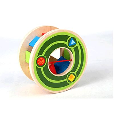 Hape Walk A Long Snail Toddler Development Wooden Push Pull Drag Kid Toy (Used)