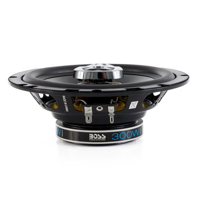 Boss BE654 Rage 6.5 Inch 4 Way 300W Mobile Audio/Video Speakers, Pair (4 Pack)