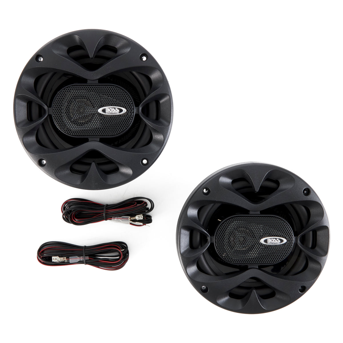 Boss BE654 Rage 6.5 Inch 4 Way 300W Mobile Audio/Video Speakers, Pair (6 Pack)