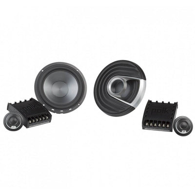 Polk Audio MM1 6.5 Inch 375W Component Marine Boat ATV Speakers System (2 Pack)