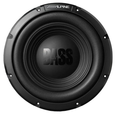 Alpine BassLine Series 12 Inch 750 Watt 4-Ohm Car Audio Subwoofer, Pair | W12S4