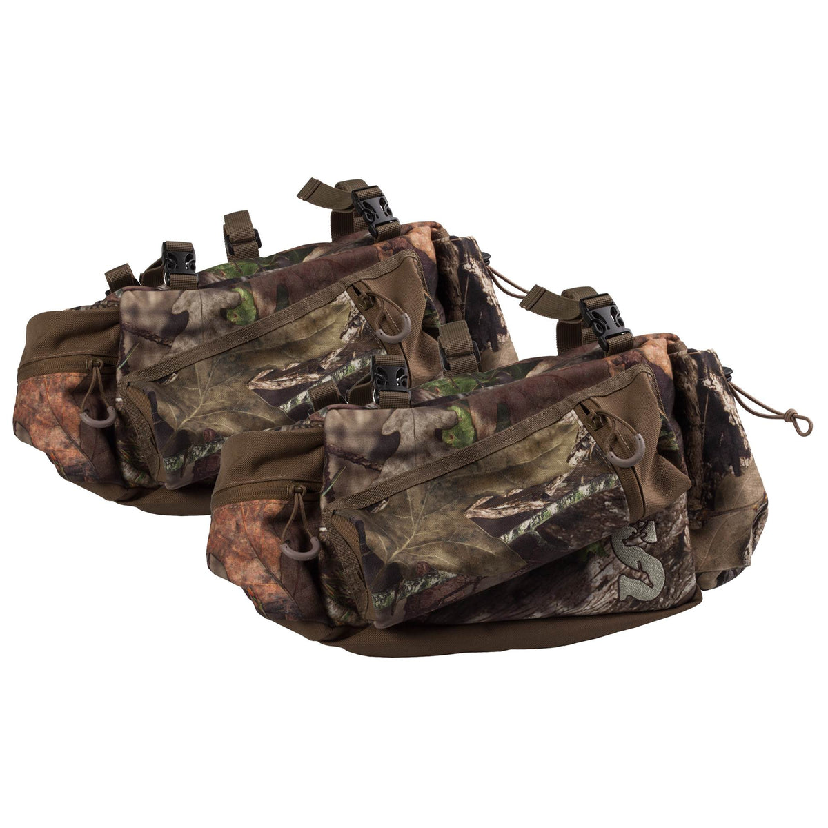 Summit Deluxe Camo Tree Stand Hunting Gear Storage Side Bag, Pair (Open Box)