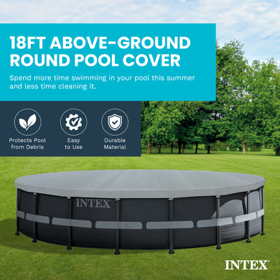 Intex Deluxe Debris Cover for 18' Intex Ultra Frame Pools (Open Box) - VMInnovations