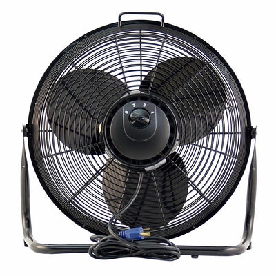 Air King 18" 1/6 HP 3 Speed Heavy Duty Portable Industrial Floor Fan (2 Pack) - VMInnovations