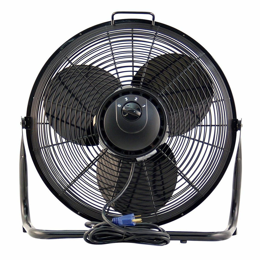 Air King 18" 1/6 HP 3 Speed Heavy Duty Portable Industrial Floor Fan (2 Pack)