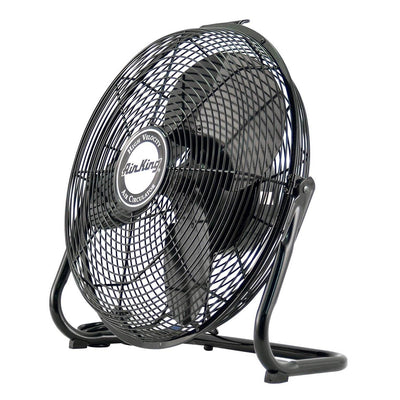 Air King 18" 1/6 HP 3 Speed Heavy Duty Portable Industrial Floor Fan (4 Pack) - VMInnovations