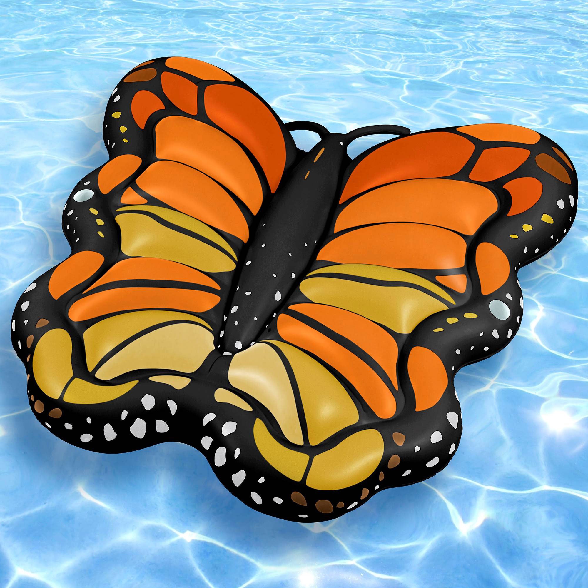 Swimline Giant Monarch Butterfly Inflatable Ride On Pool Float Lounger(Open Box)