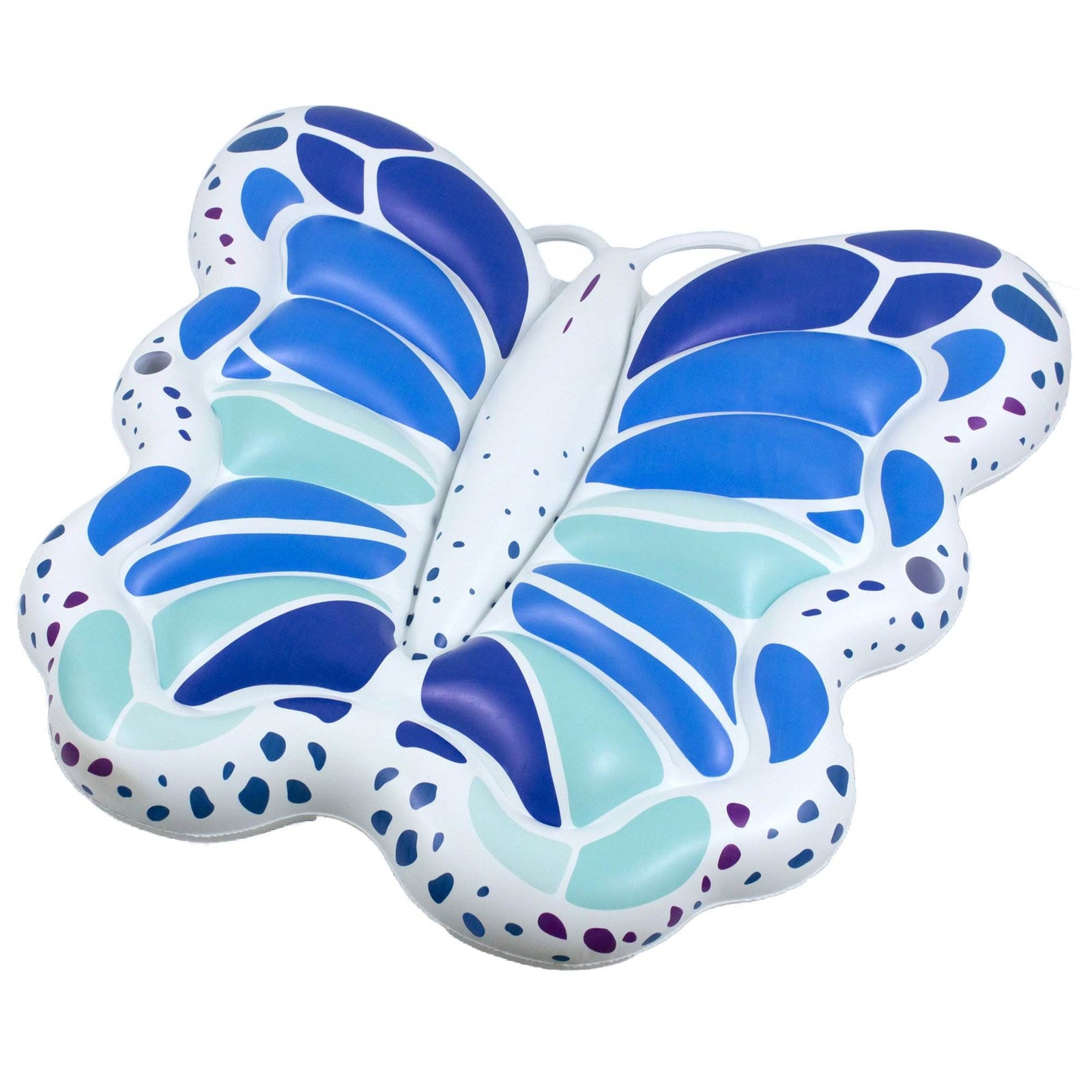 Swimline 90458 72-Inch Inflatable Giant Blue Butterfly Swimming Pool Float, Blue - VMInnovations
