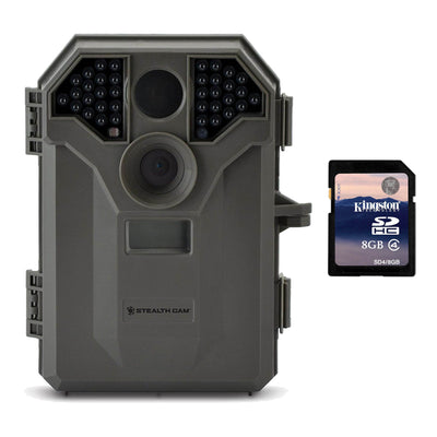 Stealth Cam 8MP No Glo Invisible Infrared Game Trail Camera w/ Video + SD Card