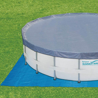 Summer Waves Elite 18' Ft. Metal Frame Pool Set with Filter Pump and Vacuum - VMInnovations