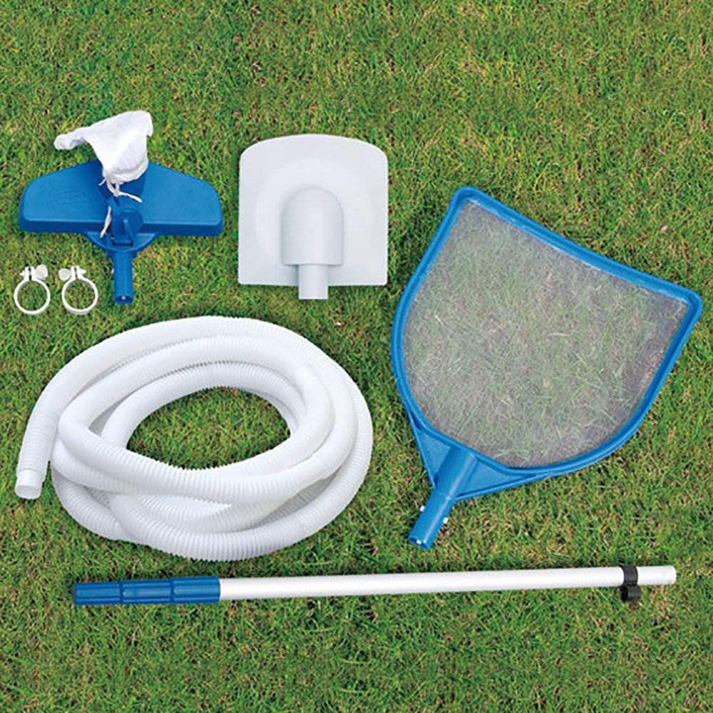 Summer Waves Elite 18' Ft. Metal Frame Pool Set with Filter Pump and Vacuum - VMInnovations