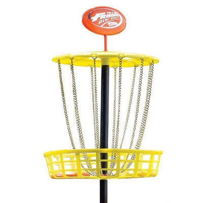 Wham O Youth Indoor/Outdoor Portable Mini Frisbee Golf Toy Set Target (Open Box)