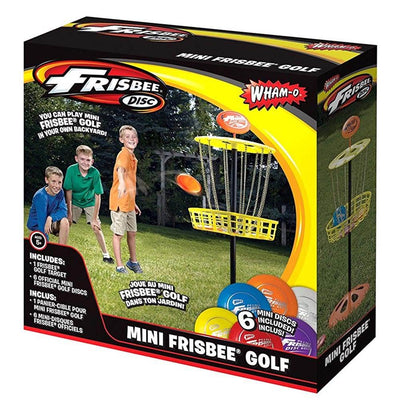 Wham O Youth Indoor/Outdoor Portable Mini Frisbee Golf Toy Set Target (Open Box) - VMInnovations