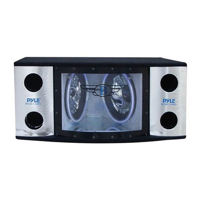 Pyle Dual 12" 1200W Subwoofers + Boss Armor 1500W Monoblock Amp & Wiring Kit