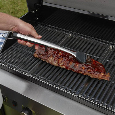 Char-Broil 4 Piece Comfort Grip BBQ Grill Cooking Utensils Tool Set (Open Box)