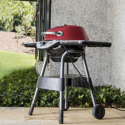 Char Broil Outdoor BBQ TRU Infrared Electric Patio Bistro Barbecue Grill, Red