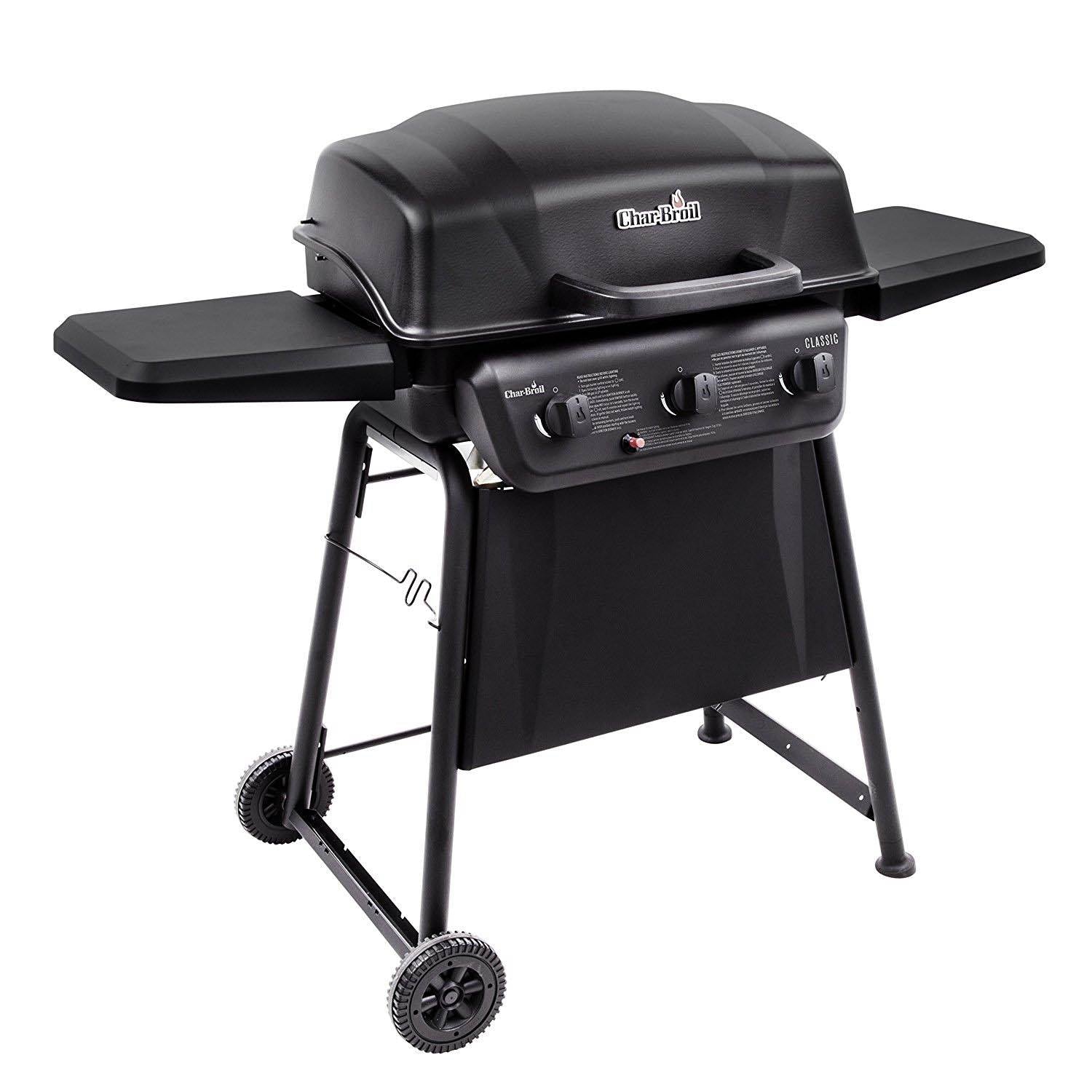Char-Broil Classic 3 Burner Outdoor Backyard Barbecue Cooking Propane Gas Grill - VMInnovations
