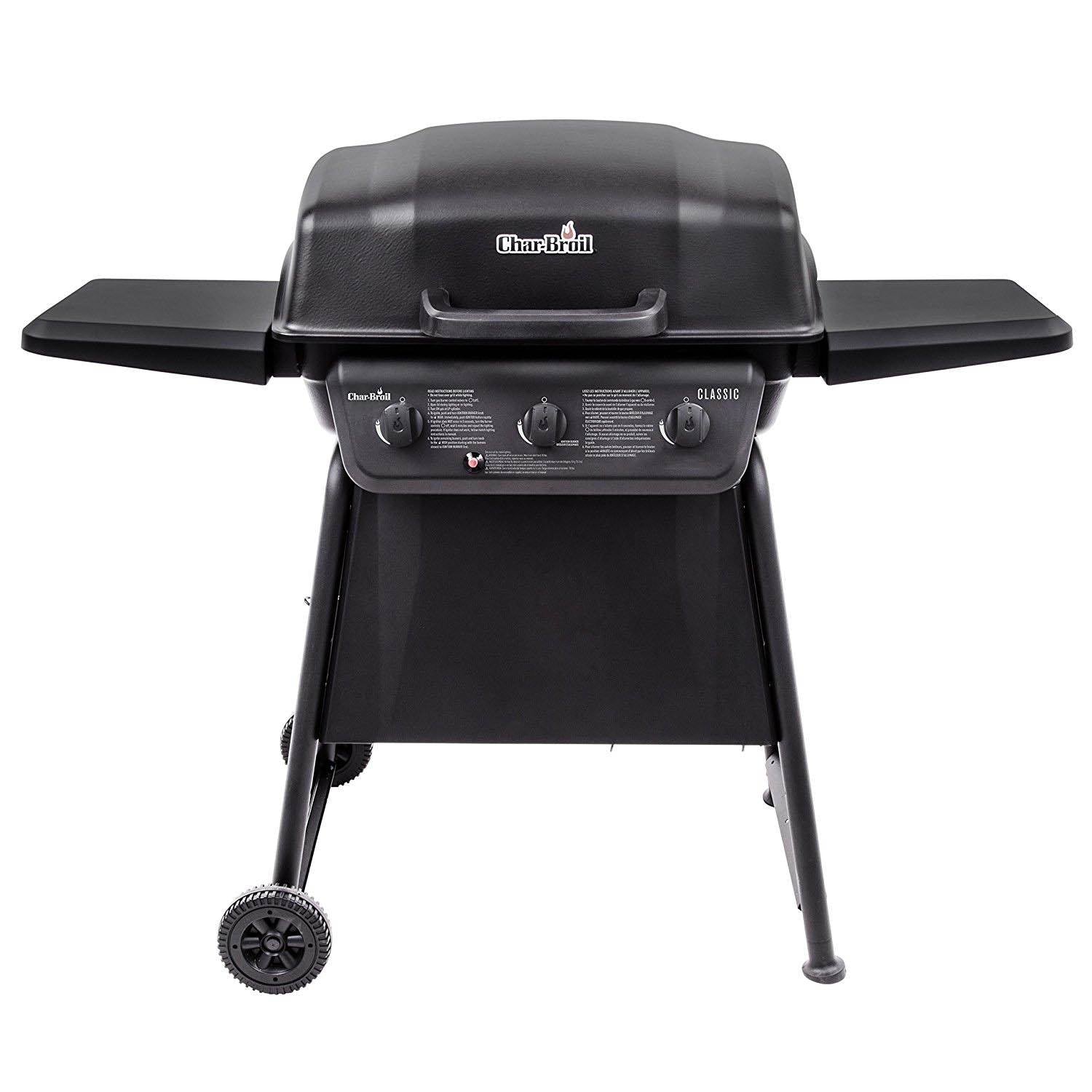 Char-Broil Classic 3 Burner Outdoor Backyard Barbecue Cooking Propane Gas Grill - VMInnovations