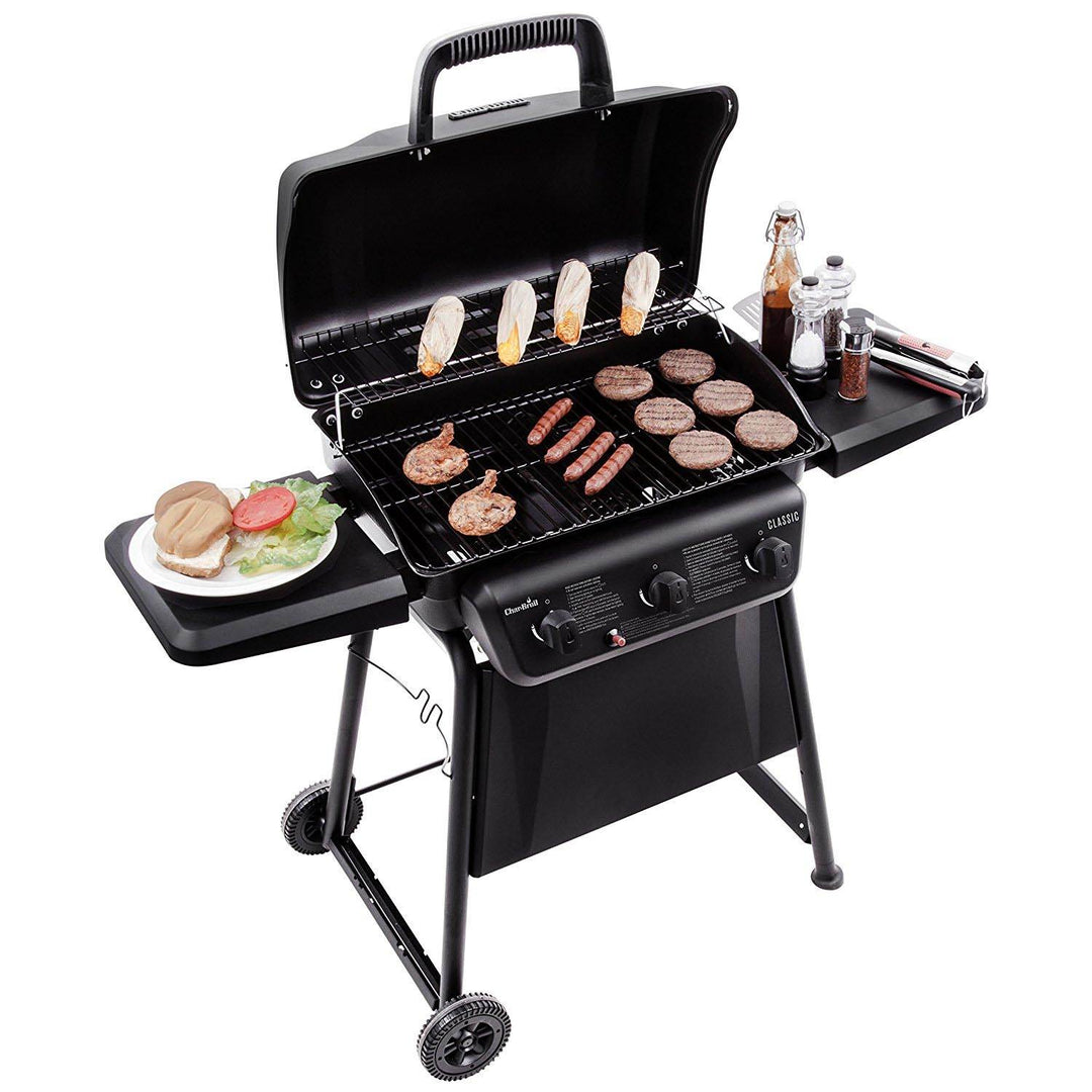 Char-Broil Classic 3 Burner Outdoor Backyard Barbecue Cooking Propane Gas Grill