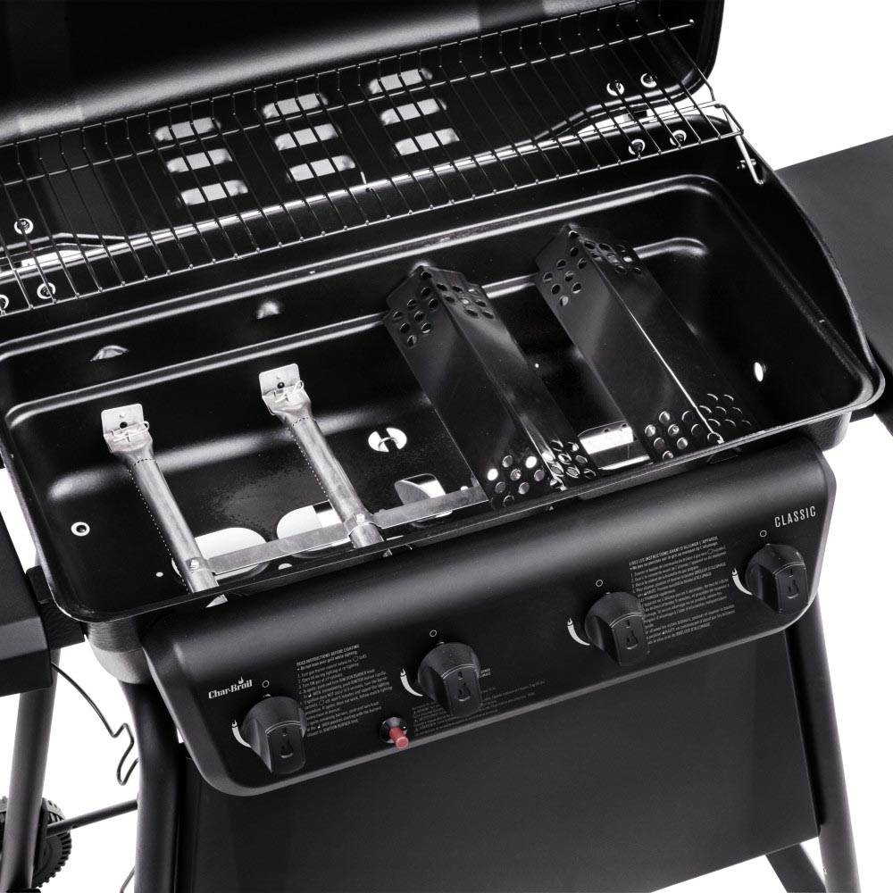 Char-Broil Classic 4 Burner Backyard Barbecue Cooking Propane Gas Grill (Used)