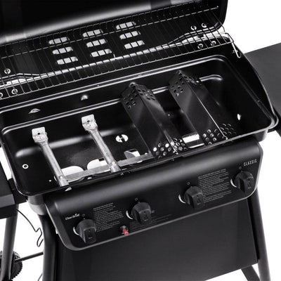 Char-Broil Classic 4 Burner Outdoor BBQ Cooking Propane Gas Grill (Open Box)
