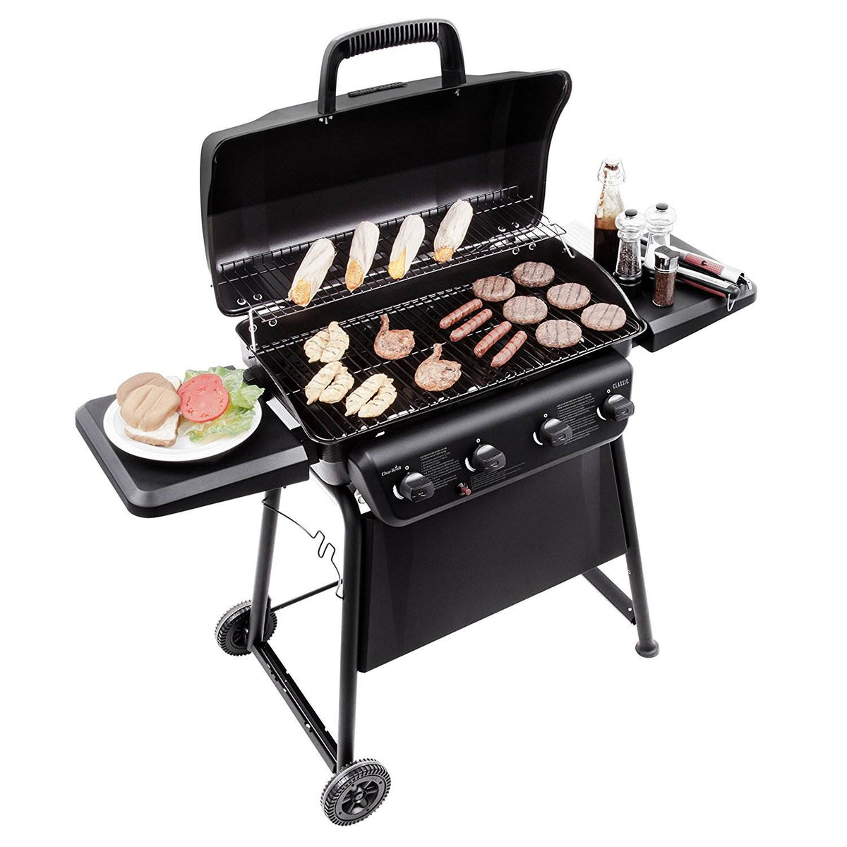 Char-Broil Classic 4 Burner Backyard Barbecue Cooking Propane Gas Grill (Used)
