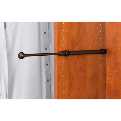 Rev-A-Shelf CVR-14-ORB 14" Extendable Designer Closet Valet Rod, Bronze (2 Pack)