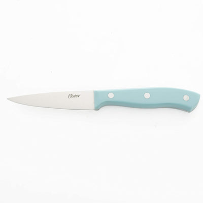 Oster Evansville 14 Piece Stainless Steel Knife Cutlery Set Turquoise (Open Box) - VMInnovations