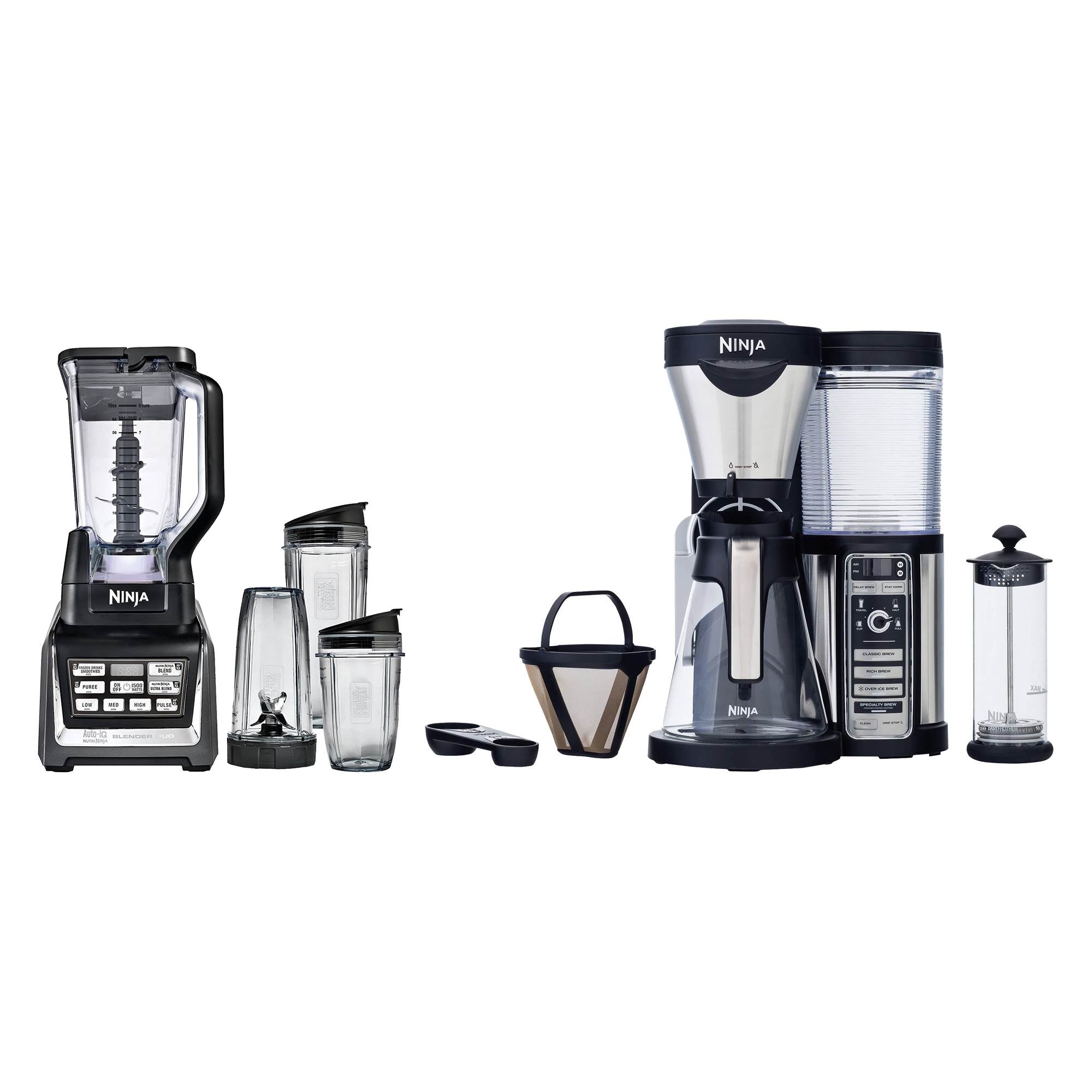 Nutri Ninja 1500W 72 Ounce Auto-iQ Ninja Blender Duo w/ Cups & Ninja Coffee Bar