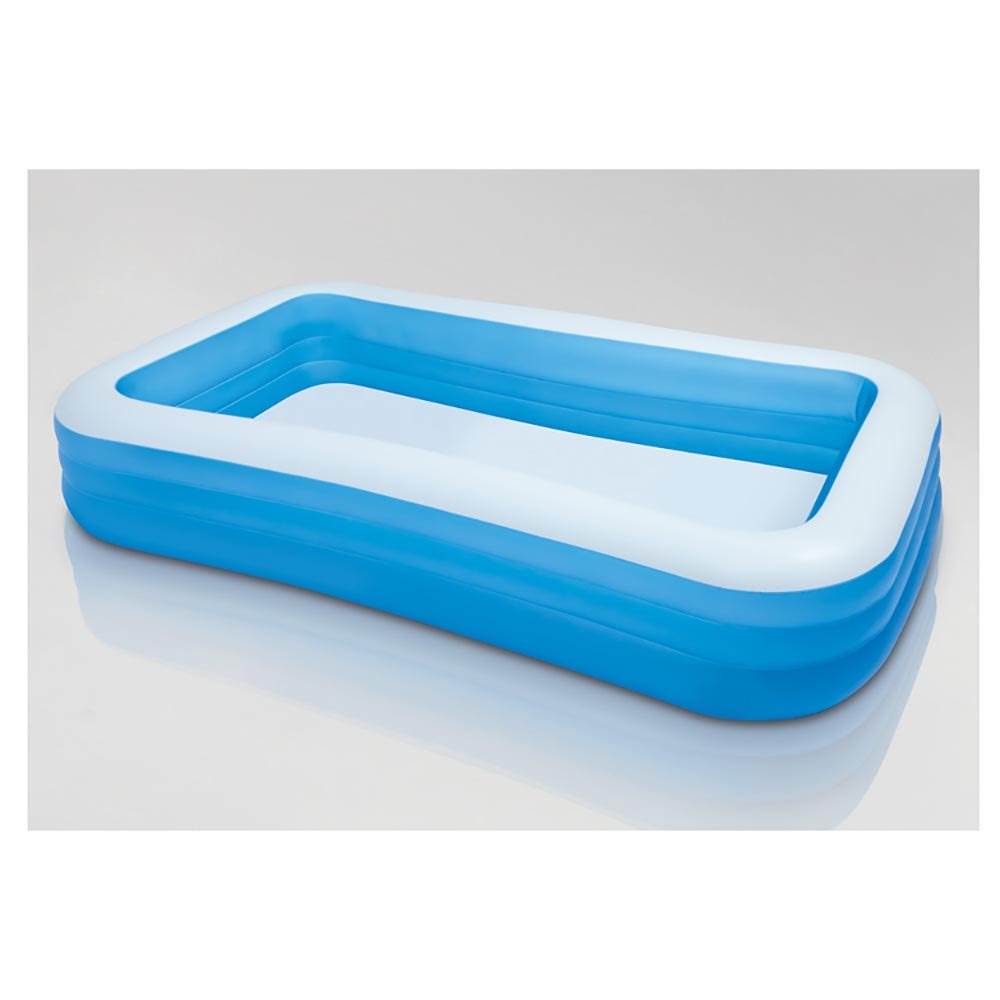 Intex Swim Center 72in x 120in x 22in Family Backyard Inflatable Swimming Pool - VMInnovations