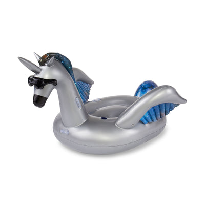 GAME Giant Inflatable Mystique Alicorn Pool Float w/ Cup Holders | Open Box