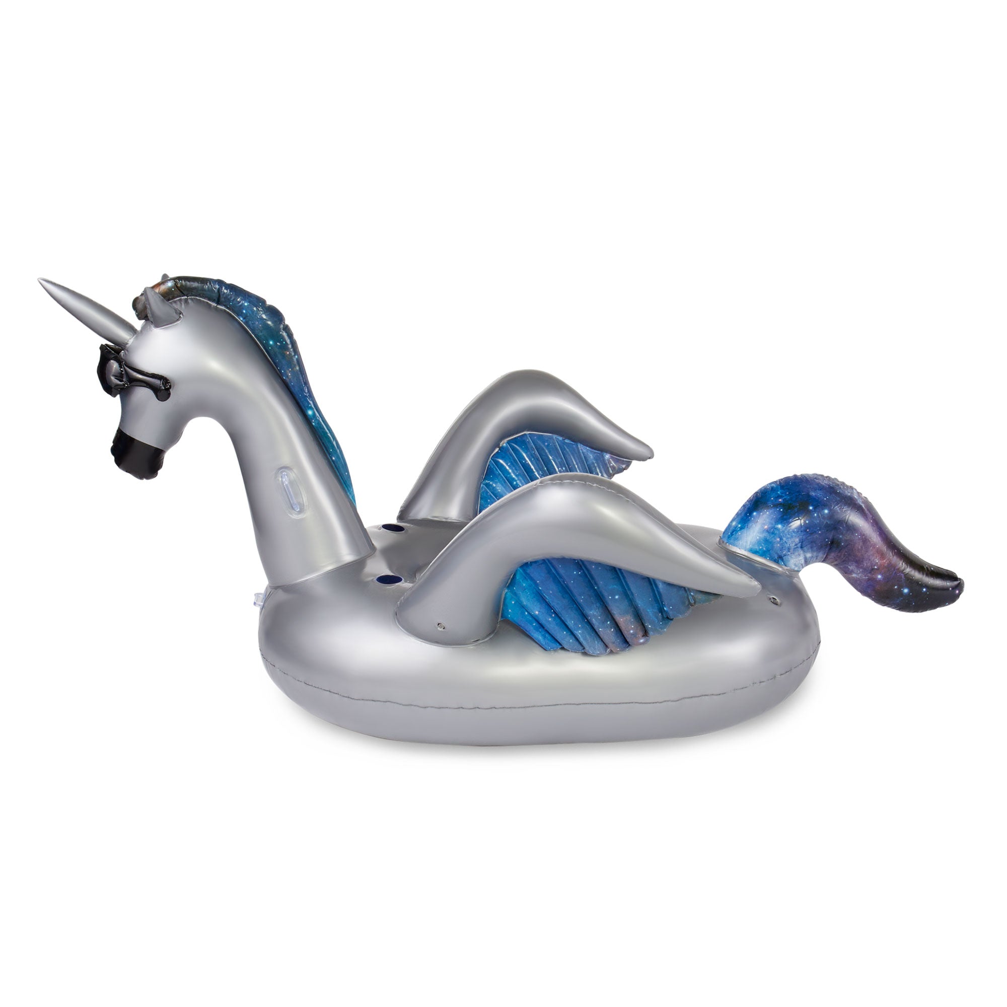 GAME Giant Inflatable Mystique Alicorn Pool Float w/ Cup Holders | Open Box