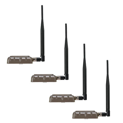 Cuddeback CuddeLink Cap Wireless Dual Flash Game Cameras Remote Network (4 Pack)
