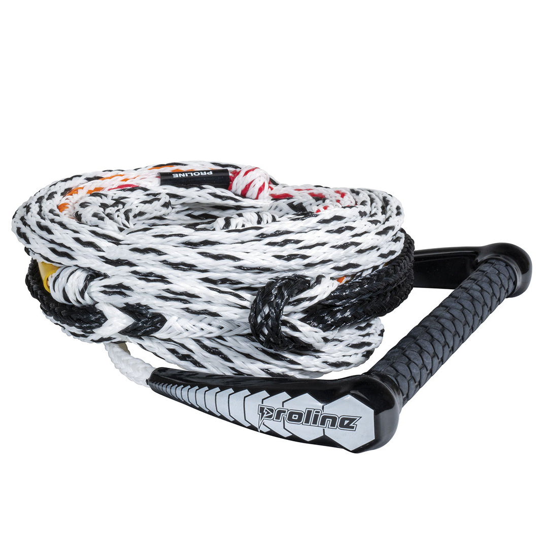 CWB Connelly Proline LG Wakesurf Rope w/ Floating Handle & 75 Ft Mainline, White