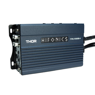 Hifonics THOR Compact 350 W 4 Channel Marine Audio Amplifier TPS-A350.4 (4 Pack)