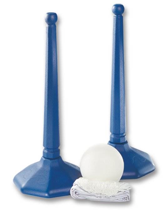 SwimWays Poolside Basketball Hoop with Ball and Volleyball Water Sport Game Set
