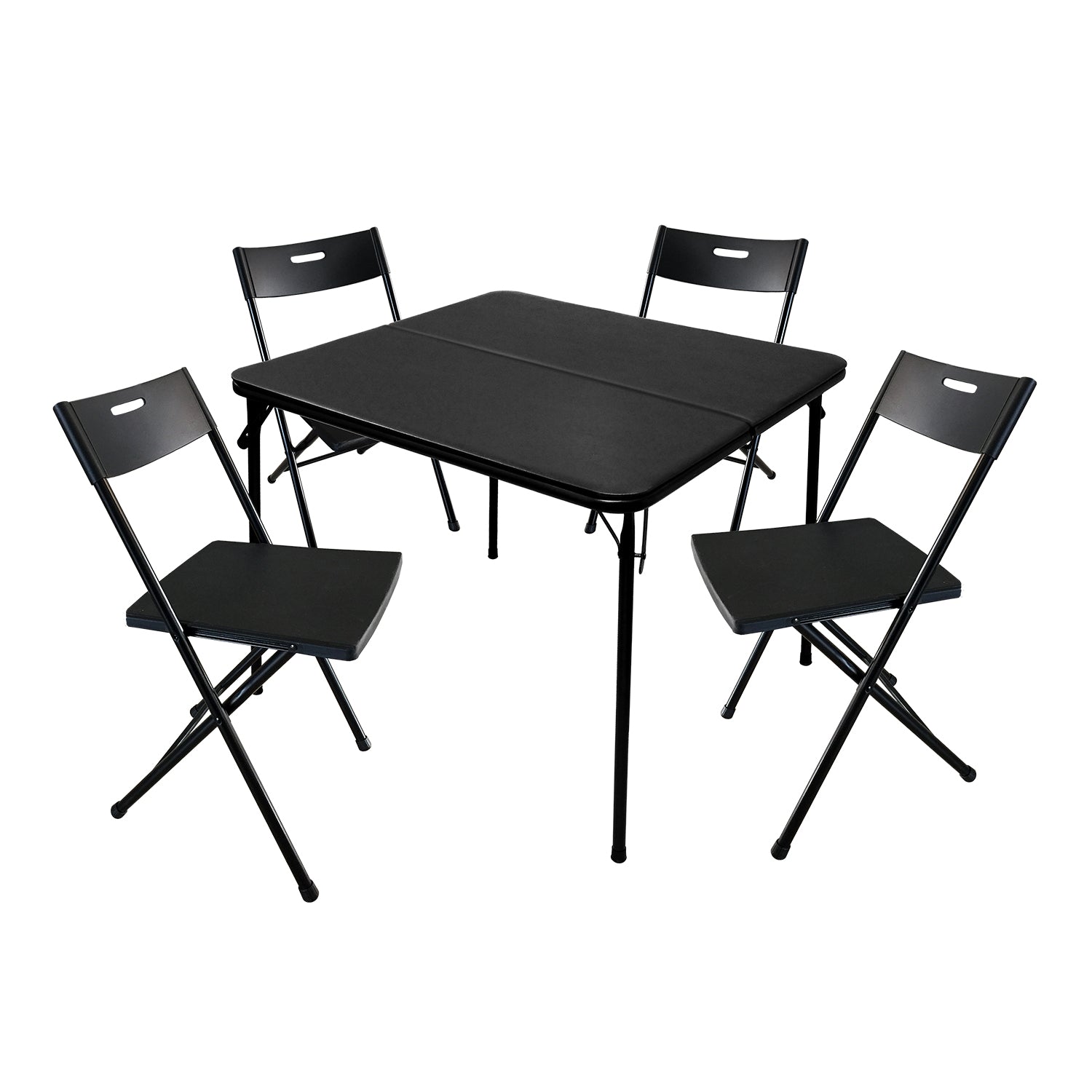 Plastic Development 5 Piece 34-Inch Card Table & 4 Chairs Furniture (Open Box)