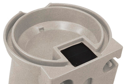 Good Ideas  50 Gallon Rain Water Saver Wizard Barrel Urn, Sandstone (Open Box) - VMInnovations