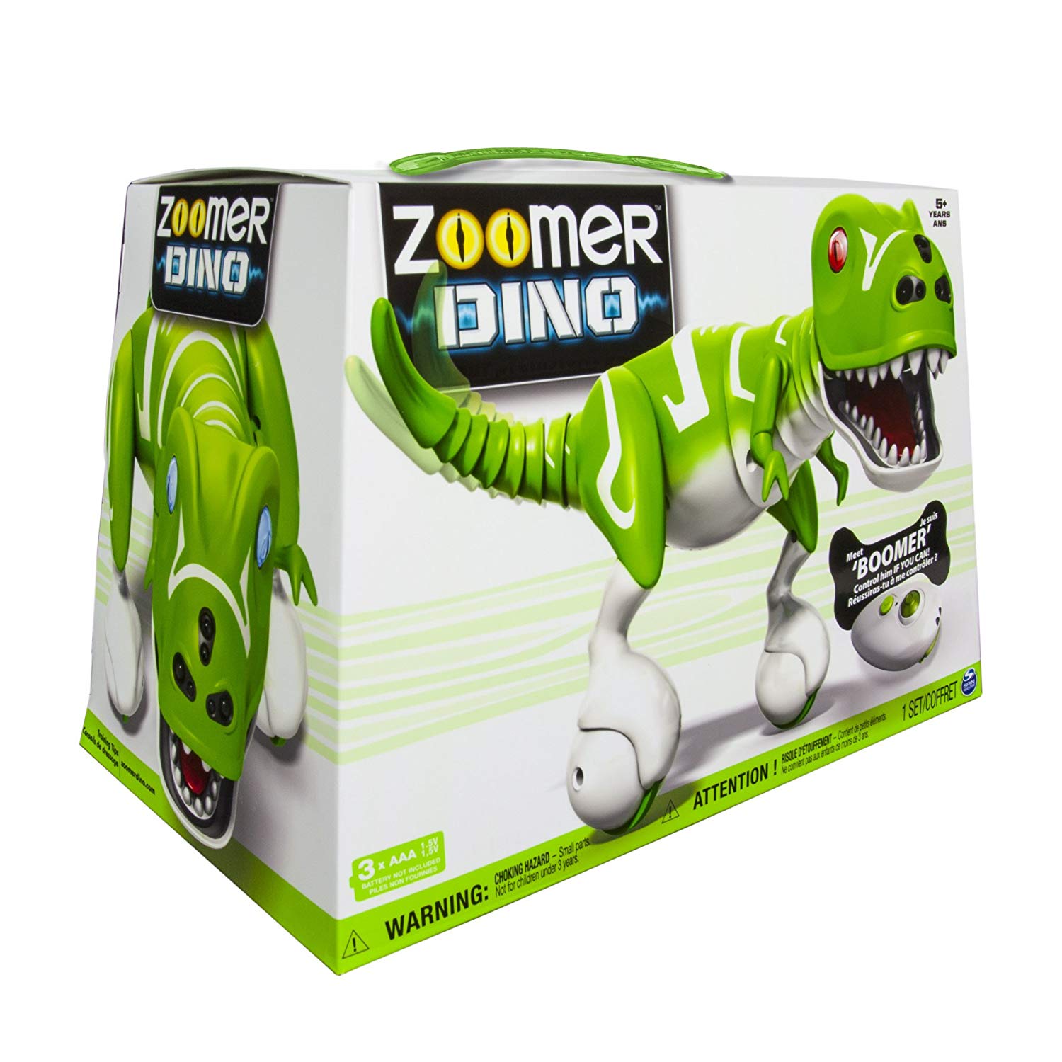 Spin Master Zoomer Dino RC Rolling Dinosaur Toy & Remote (Refurbished) (Damaged)